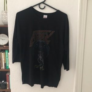 Obey Black Baseball Tee size Medium